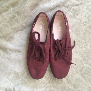 Burgundy Keds